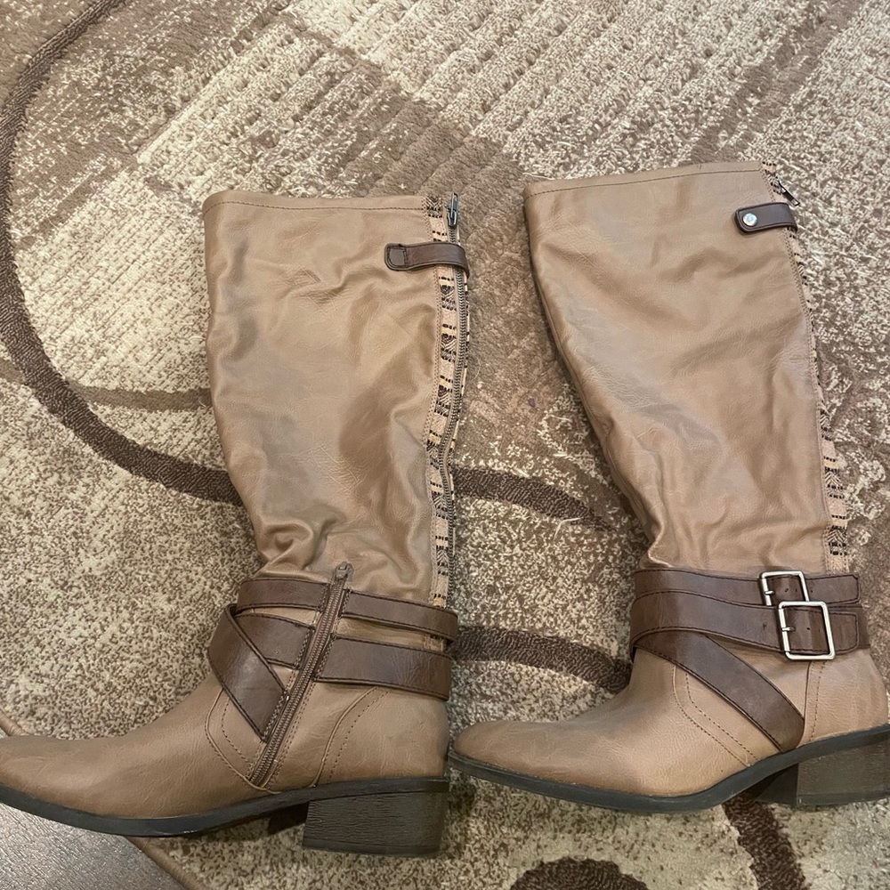 Ladies high top boots